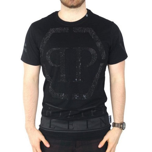 Front - Philipp Plein Mens Theo T-Shirt