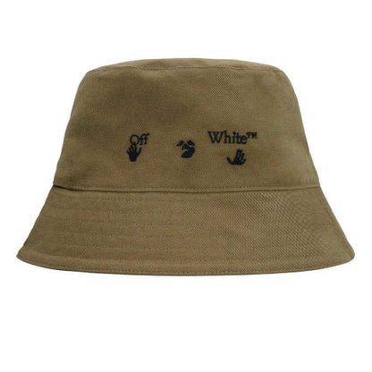 Front - Off-White Logo Bucket Hat