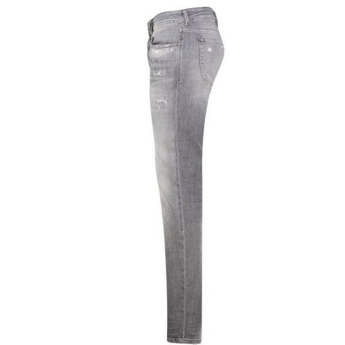 Front - Diesel Mens 1979 Sleenker Faded Frayed Edge Jeans