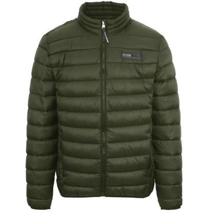 Front - Plein Sport Unisex Adult Logo Padded Jacket