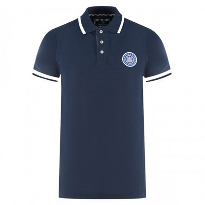 Front - Aquascutum Unisex Adult London Embroidered Badge Polo Shirt