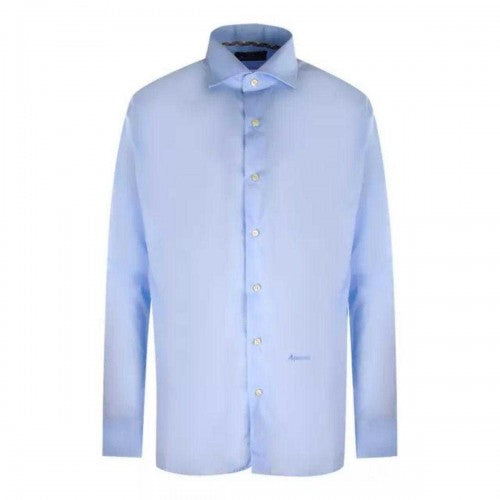Front - Aquascutum Mens Plain Long-Sleeved Shirt