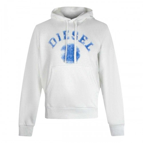 Front - Diesel Mens Faded Logo Hoodie