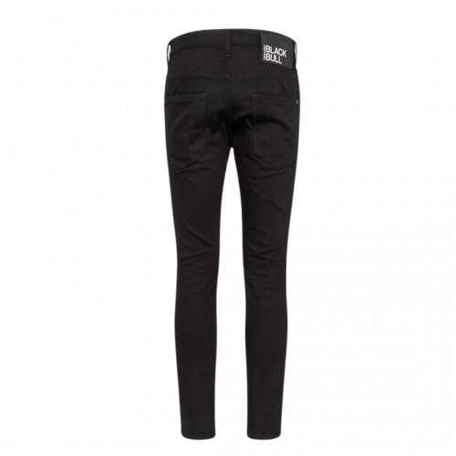 Front - DSquared2 Womens/Ladies Black Bull Denim Jeans