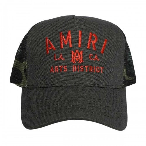 Front - Amiri Stencil Trucker Cap