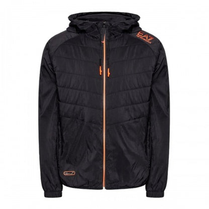 Front - Emporio Armani EA7 Mens Lightweight Hooded Bomber Jacket