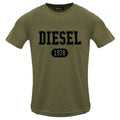 Front - Diesel Mens Deep Depths Varsity Logo T-Shirt