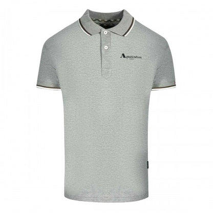 Front - Aquascutum Unisex Adult London Tipped Polo Shirt