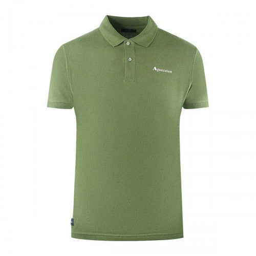 Front - Aquascutum Unisex Adult Plain Logo Polo Shirt