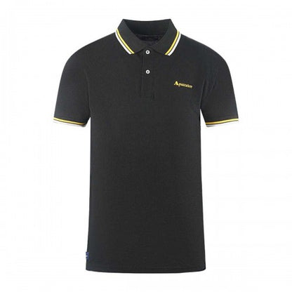 Front - Aquascutum Unisex Adult Double Tipped Collar Logo Polo Shirt