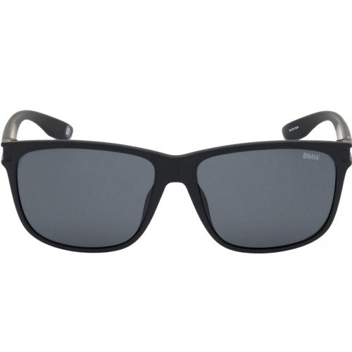 Front - BMW Mens Smoke Polarised Sunglasses