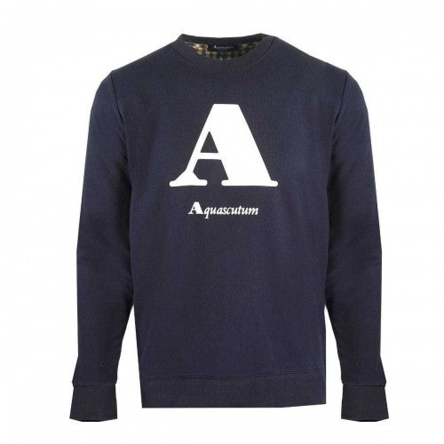 Front - Aquascutum Unisex Adult Logo Sweatshirt