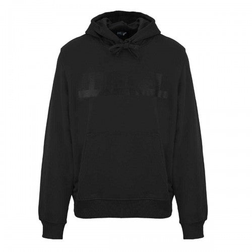 Front - Diesel Mens Monotone Logo Hoodie