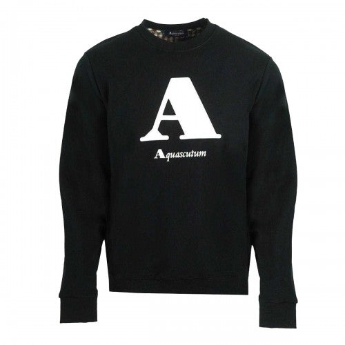 Front - Aquascutum Mens Logo Sweatshirt