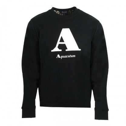 Front - Aquascutum Mens Logo Sweatshirt