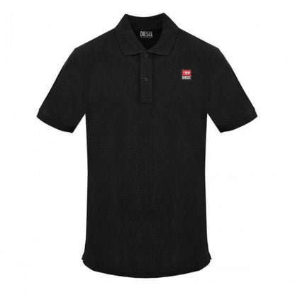 Front - Diesel Mens Caviar Small Logo Polo Shirt