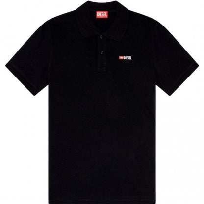 Front - Diesel Mens Weet-Spilt Polo Shirt
