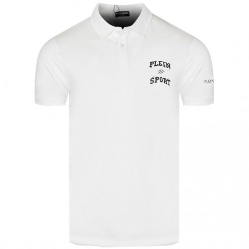 Front - Plein Sport Mens Small Logo Breathable Polo Shirt