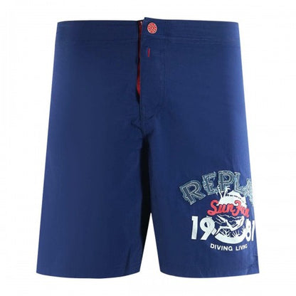 Front - Replay Mens Ripar Swim Shorts
