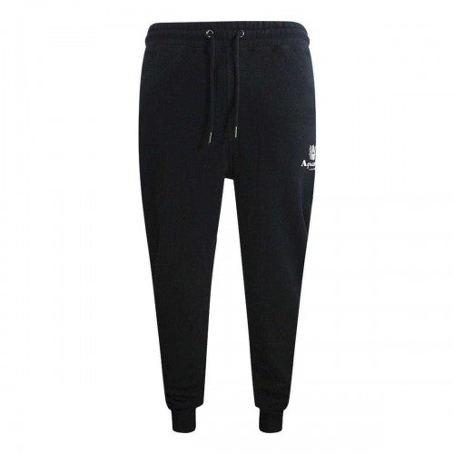 Front - Aquascutum Mens Active Basic Ribbed Jogging Bottoms