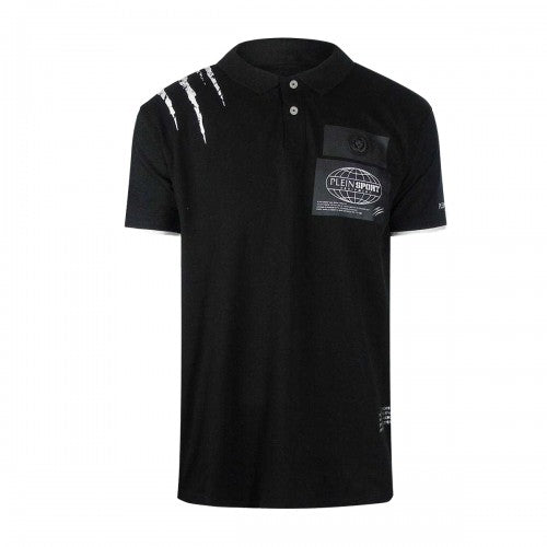 Front - Plein Sport Mens Scratch Polo Shirt