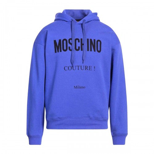 Front - Moschino Mens Couture Milano Hoodie