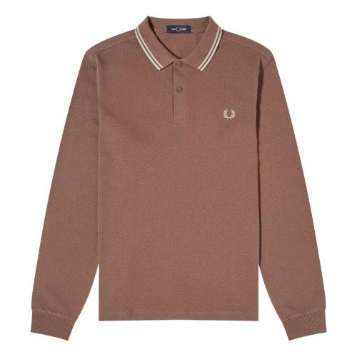 Front - Fred Perry Mens Long-Sleeved Polo Shirt