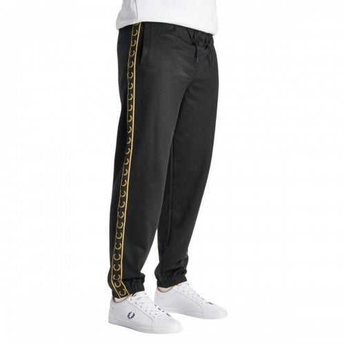 Front - Fred Perry Mens Seasonal Taped Seam Jogging Bottoms