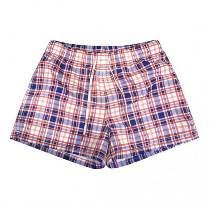 Front - Replay Mens Checkered Swim Shorts