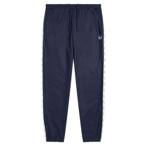 Front - Fred Perry Mens Branded Tape Jogging Bottoms