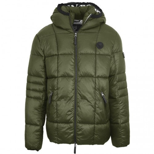 Front - Plein Sport Mens Circle Logo Quilted Padded Jacket