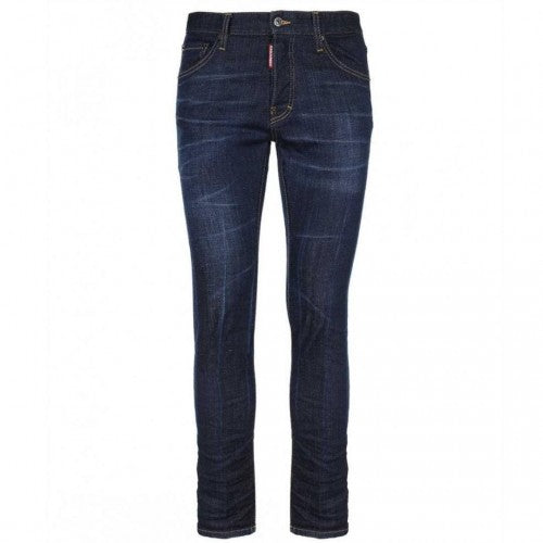 Front - DSquared2 Mens Denim Slim Jeans