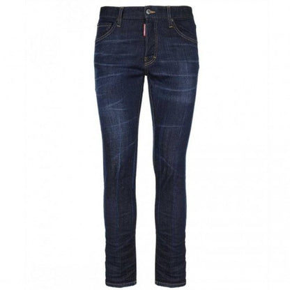 Front - DSquared2 Mens Denim Slim Jeans