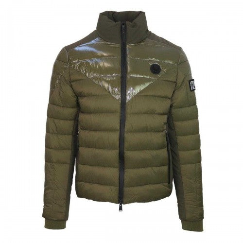 Front - Plein Sport Mens Plain Quilted Padded Jacket