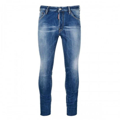 Front - DSquared2 Mens Cool Guy Cropped Jeans