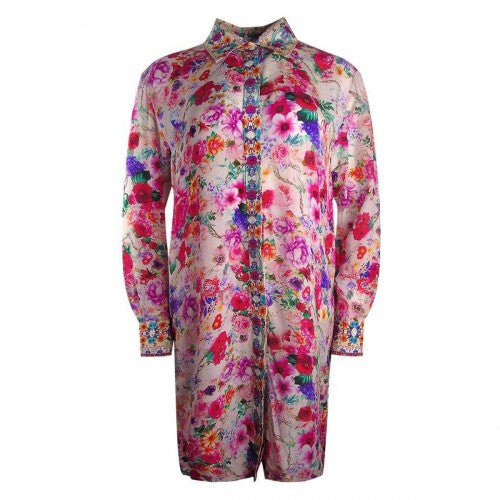 Front - Inoa Womens/Ladies Rosetto Gardenia Shirt Dress