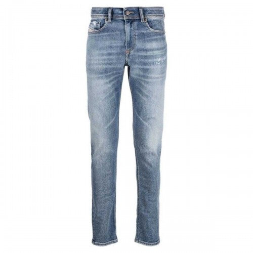Front - Diesel Mens 1979 Sleenker Denim Faded Jeans