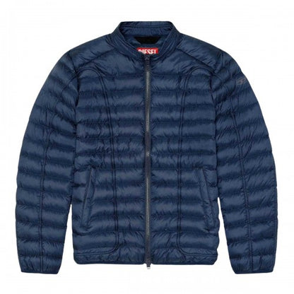 Front - Diesel Mens Plain Padded Jacket