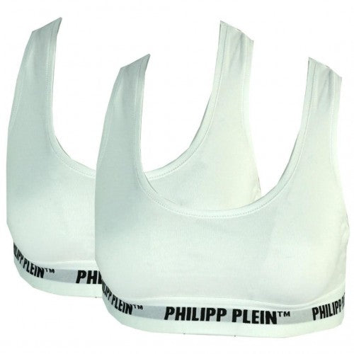 Front - Philipp Plein Womens/Ladies Sports Bra (Pack of 2)