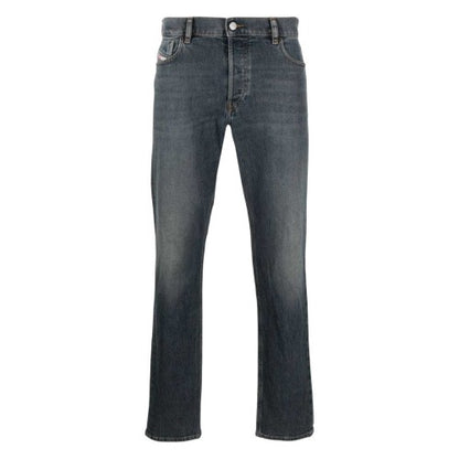 Front - Diesel Mens D-Sark Straight Leg Jeans