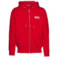 Front - Diesel Mens S-Girk Logo Full Zip Hoodie