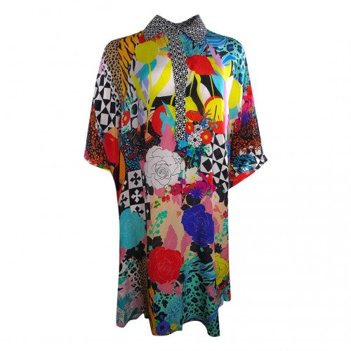 Front - Inoa Womens/Ladies Monrovian Shirt Dress