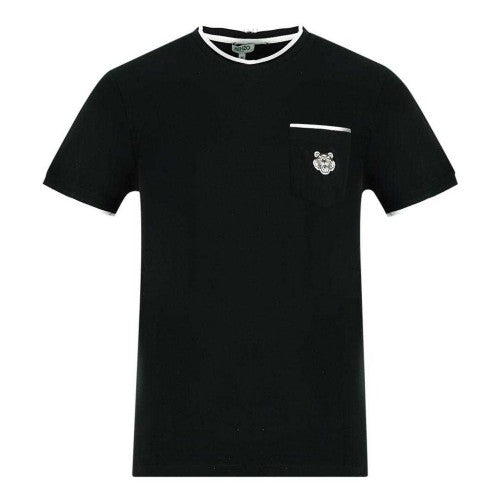 Front - Kenzo Unisex Adult Logo Branded Pocket T-Shirt