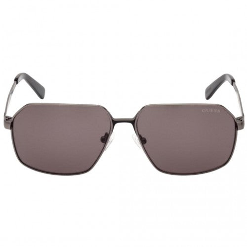 Front - Guess Mens Matte Framed Sunglasses