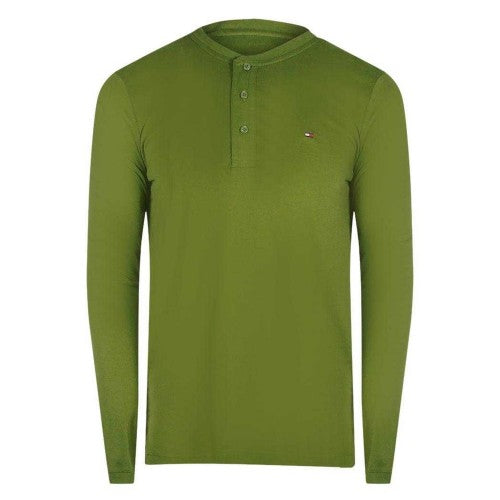 Front - Tommy Hilfiger Mens Long-Sleeved T-Shirt