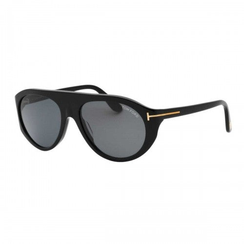 Front - Tom Ford Mens Rex Smoke Sunglasses