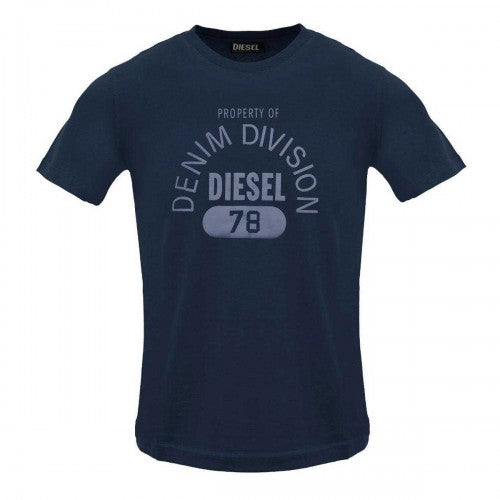 Front - Diesel Mens Property Of Denim Division Logo T-Shirt