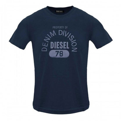 Front - Diesel Mens Property Of Denim Division Logo T-Shirt