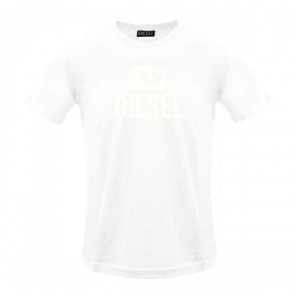 Front - Diesel Mens Monotone Logo T-Shirt