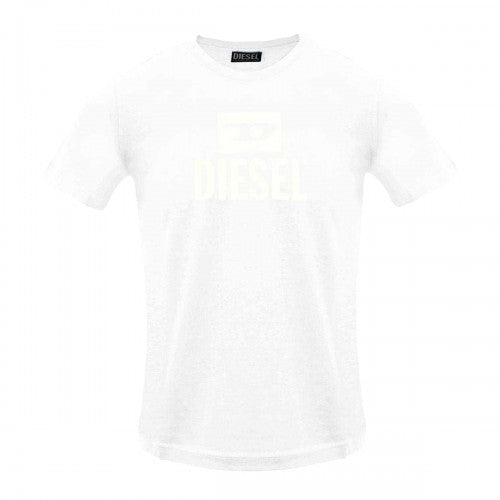 Front - Diesel Mens Monotone Logo T-Shirt